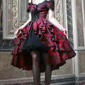 Lolita Dark Style Halloween  Off-Shoulder DressLG1031