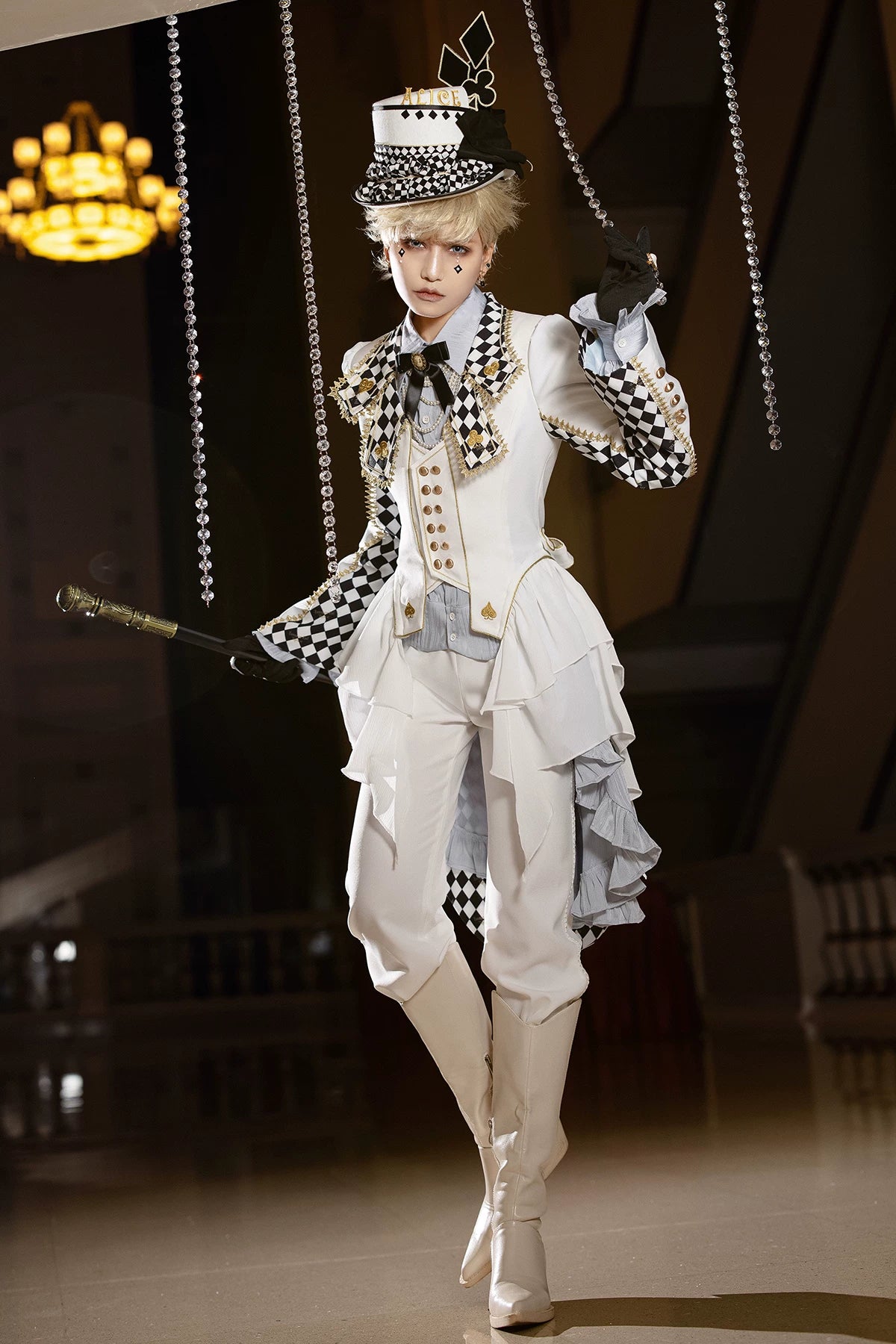 Paperless Promise Ruffle Swallowtail Gothic Ouji Prince Shirt
