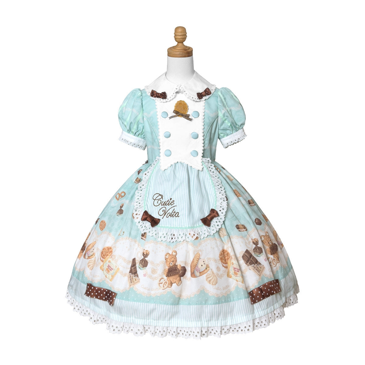 Patisserie Forever Happiness Lolita Green OP Dress Set