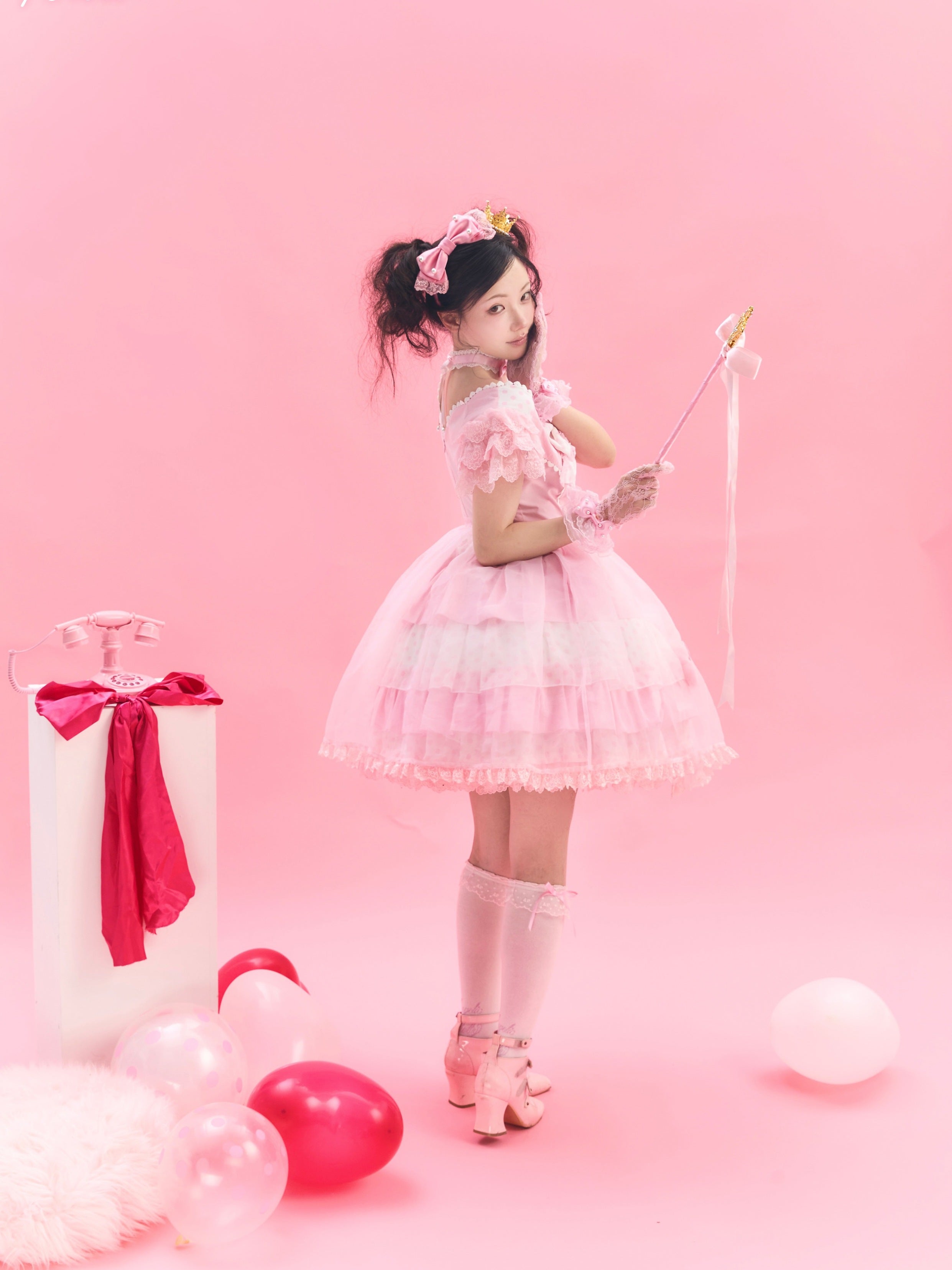 Candy Blog Lolita Pink OP Dress
