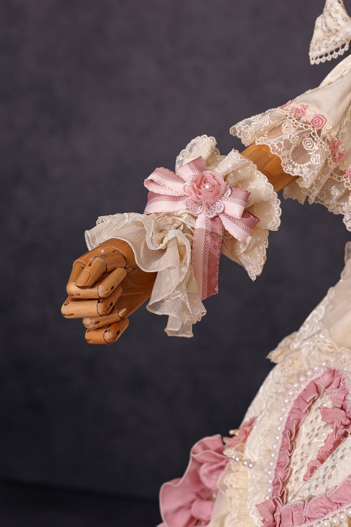 Pearl Shimmer Vintage Cake Lolita OP Dress