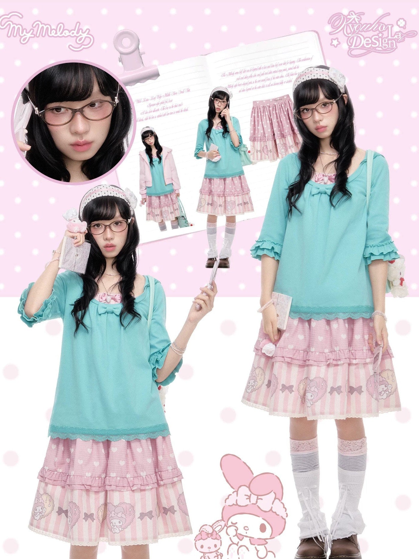 Cute Collaboration Set Sweatshirt Cropped Jacket Designer Half-Sleeve Top