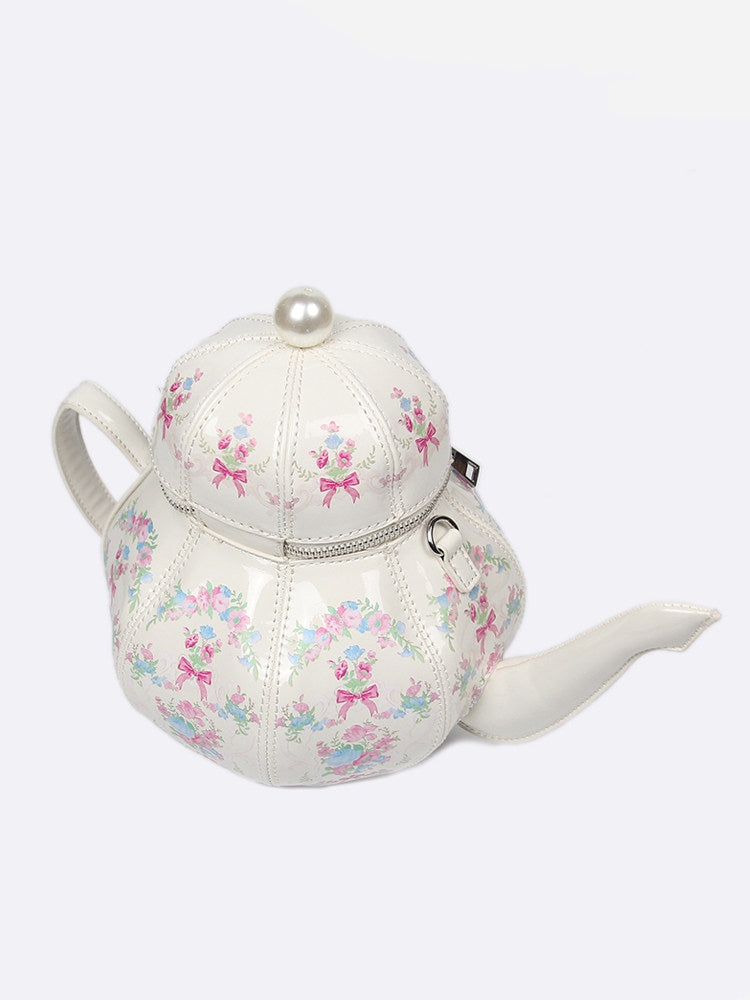 Novelty Teapot Hand‑Held Lolita Crossbody Bag