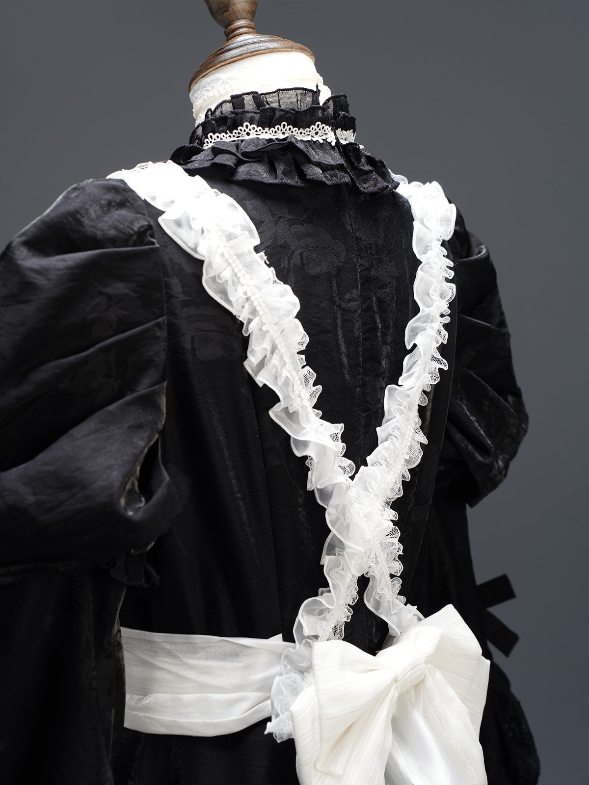 Twilight Berry Princess Gothic Maid Lolita Tiered Embroidered OP Dress