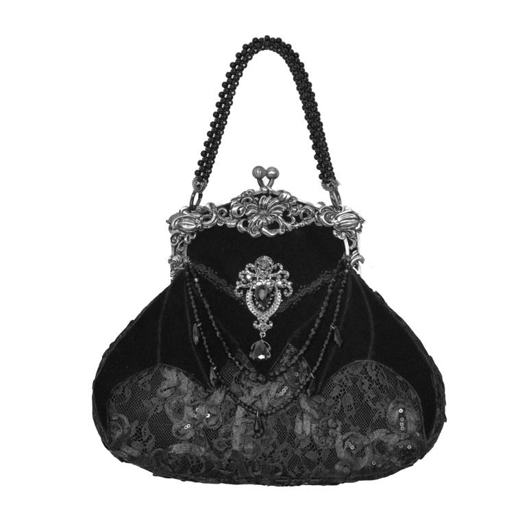 Mourning Day Gothic Rhinestone Handbag