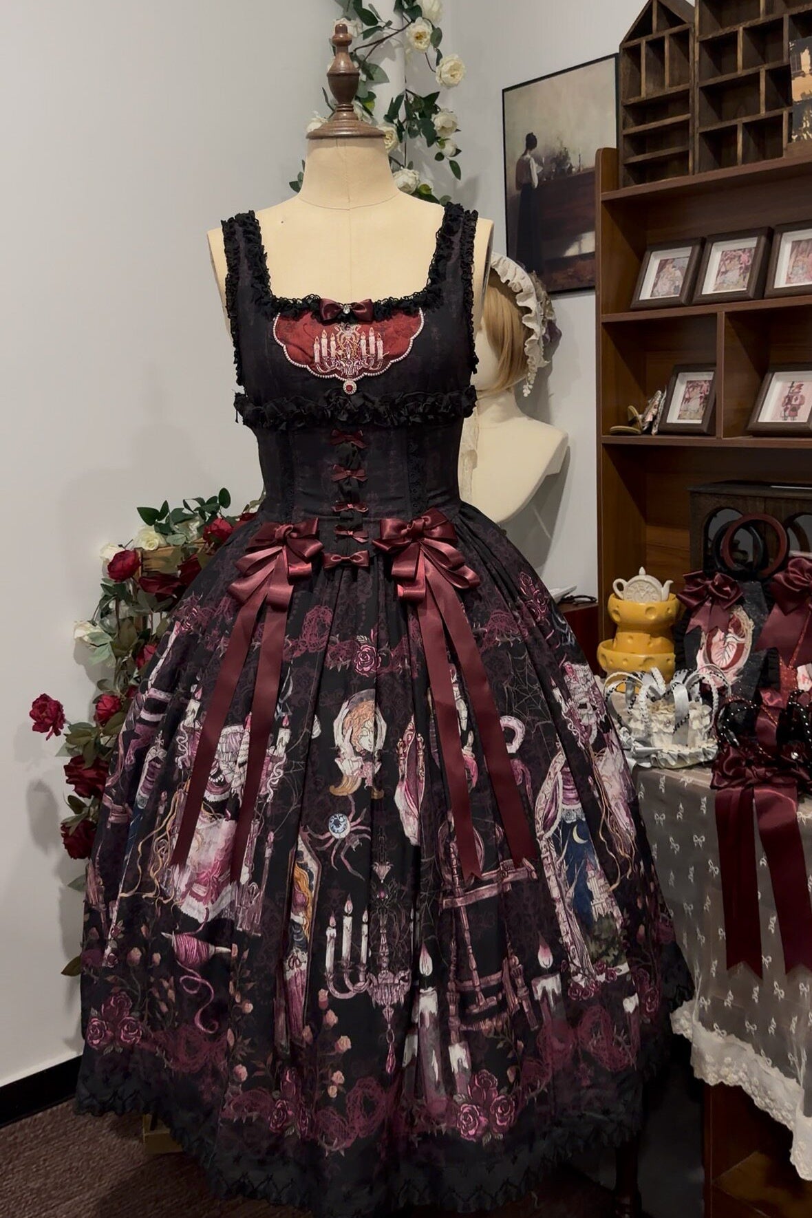 Sleeping Beauty Forest Fairy Tale Gothic Lolita JSK Dress