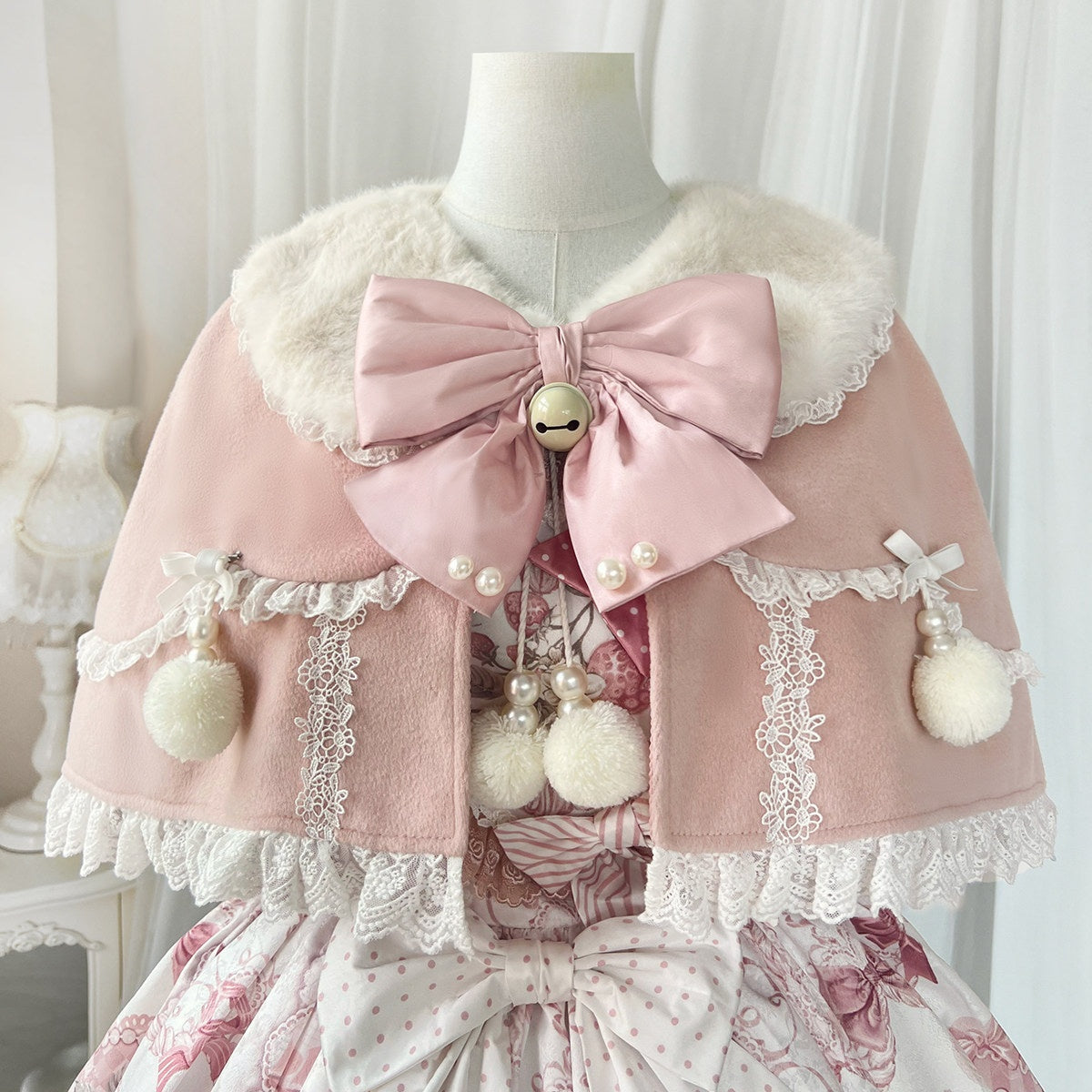 Cat Dessert House Lolita JSK Cape Camisole Dress