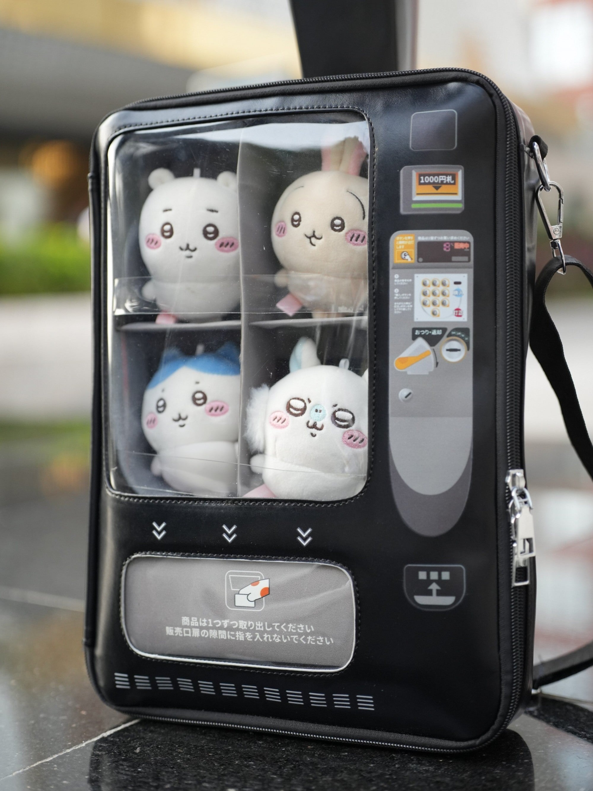 Vending‑Machine Style Dual‑Use Ita‑Bag & Doll Carrier Backpack