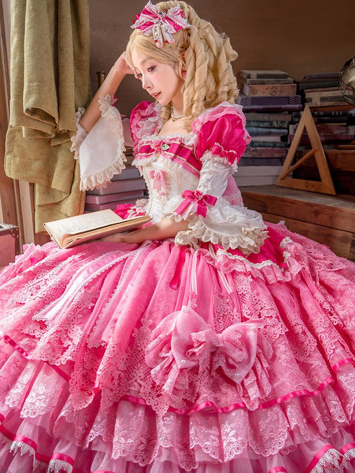 Jennifer x Barbie Collab Original Lolita Bridal OP Dress