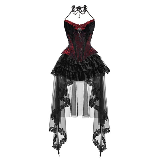 Lolita Dark Demon Suspender skirt suit LG1007