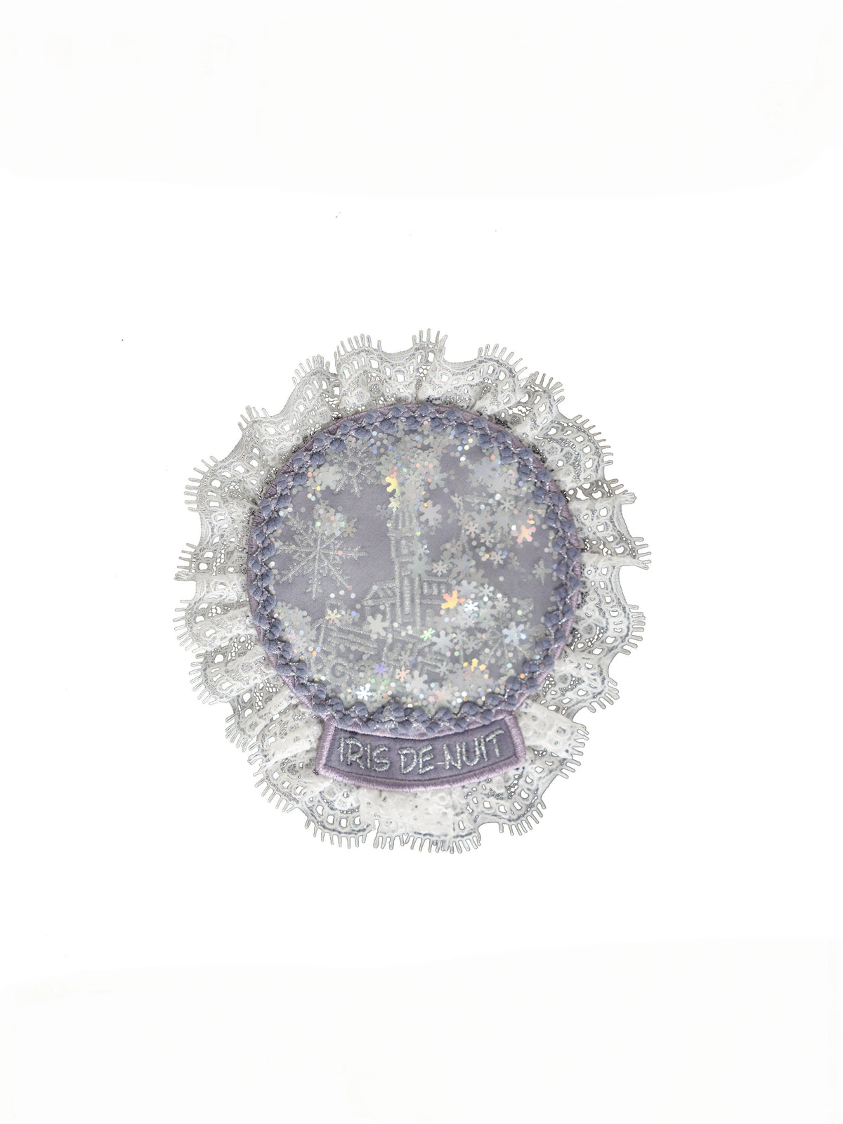 Arrive At The Land Of Snow Christmas Tulle Embroidery Lolita OP Dress