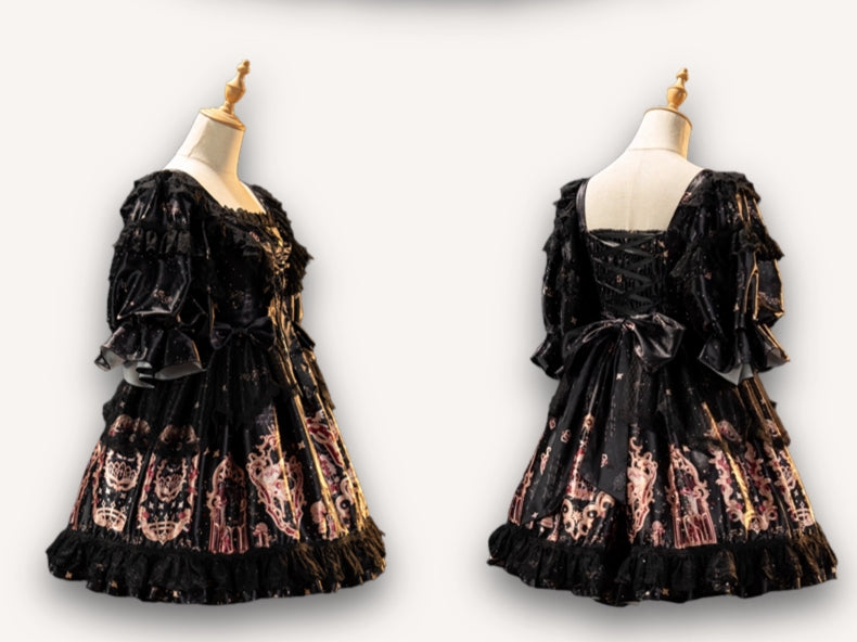【Defective Item】Star Sonata Corridor Gothic Lolita JSK Sleeveless Dress