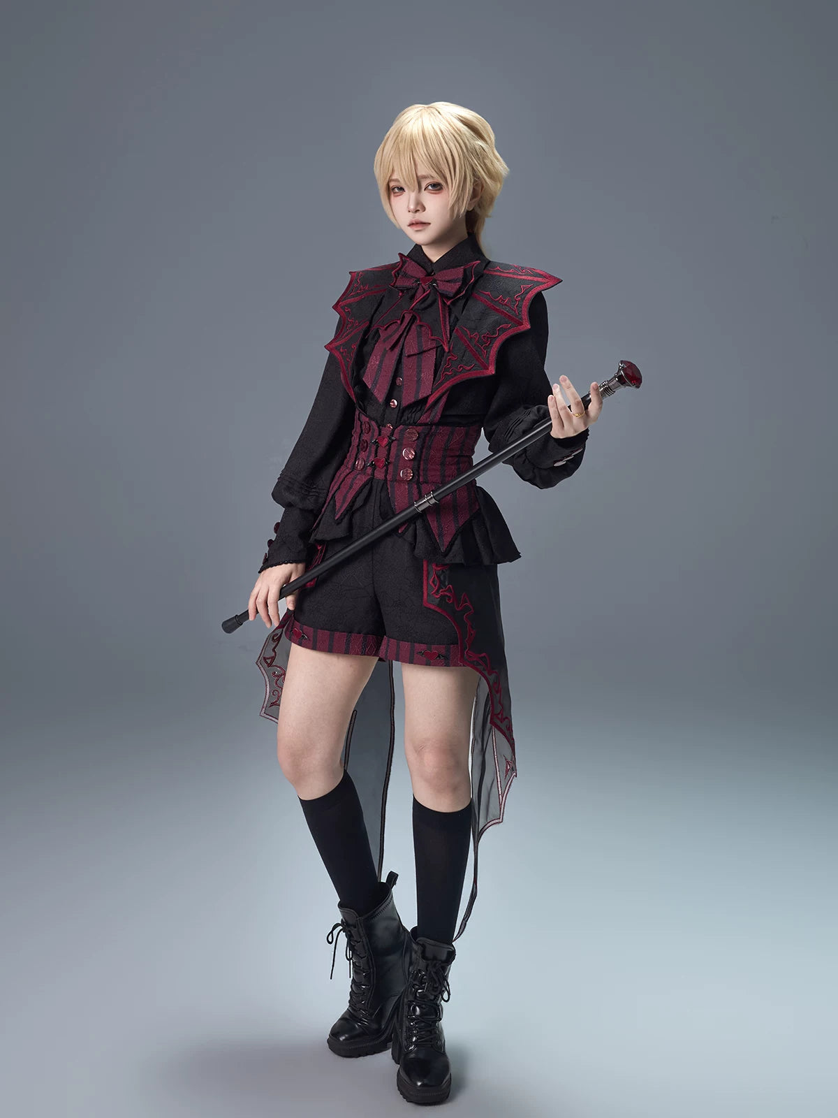 New Devil's Convention Dark Gothic Prince Style Lolita Set