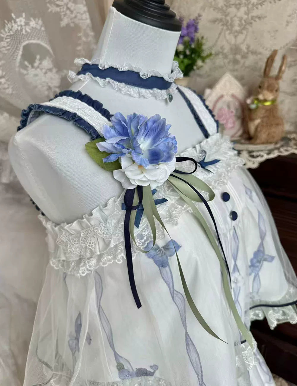 Blue Kite Lolita JSK Dress and Accessories Series