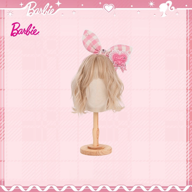 Dreamy Daydream x Barbie Collab Lolita Halter Mini‑Sleeve OP Dress