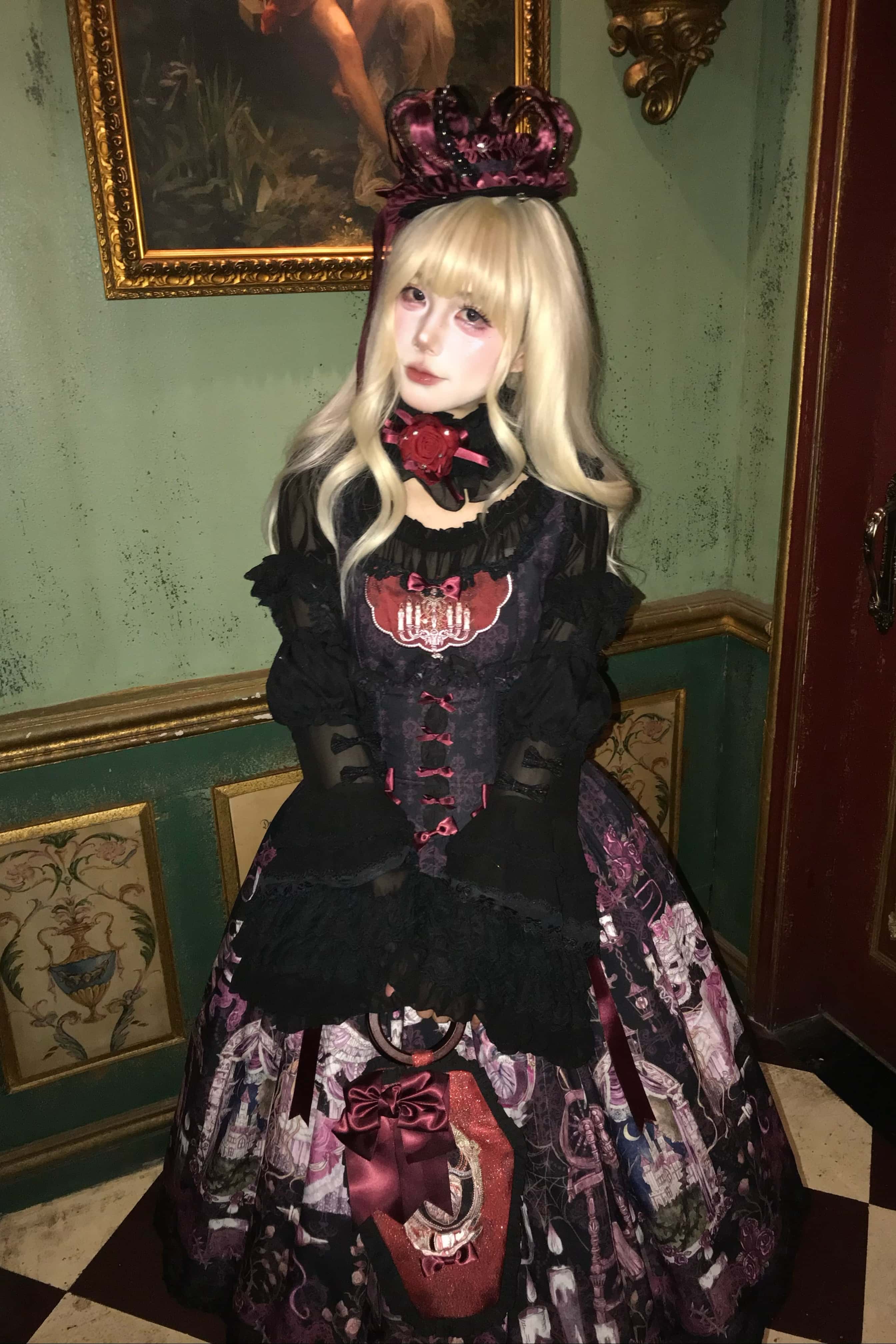 Sleeping Beauty Forest Fairy Tale Gothic Lolita JSK Dress