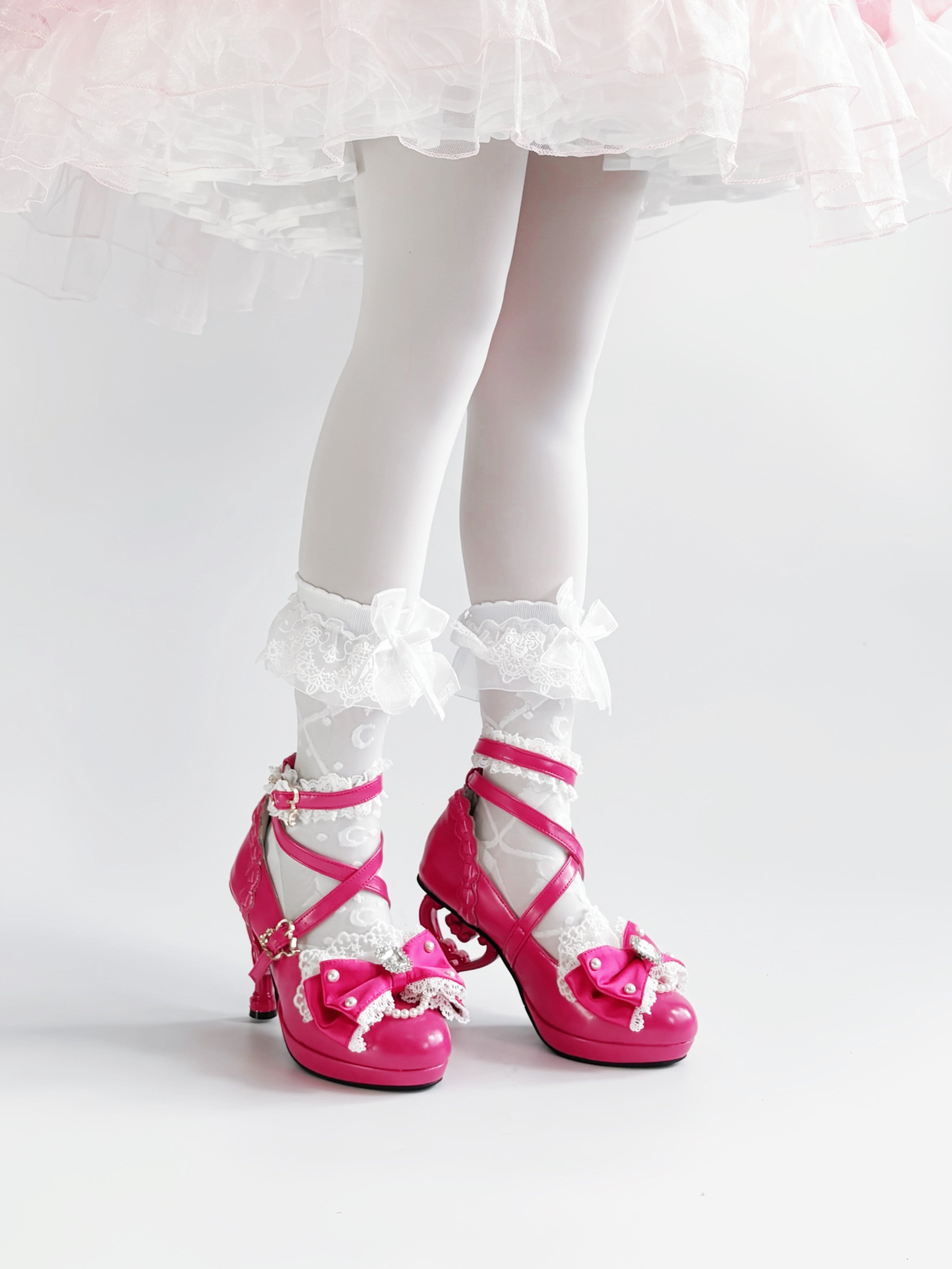 Heisei Yukihime Japanese Unique Heel Lolita Pumps