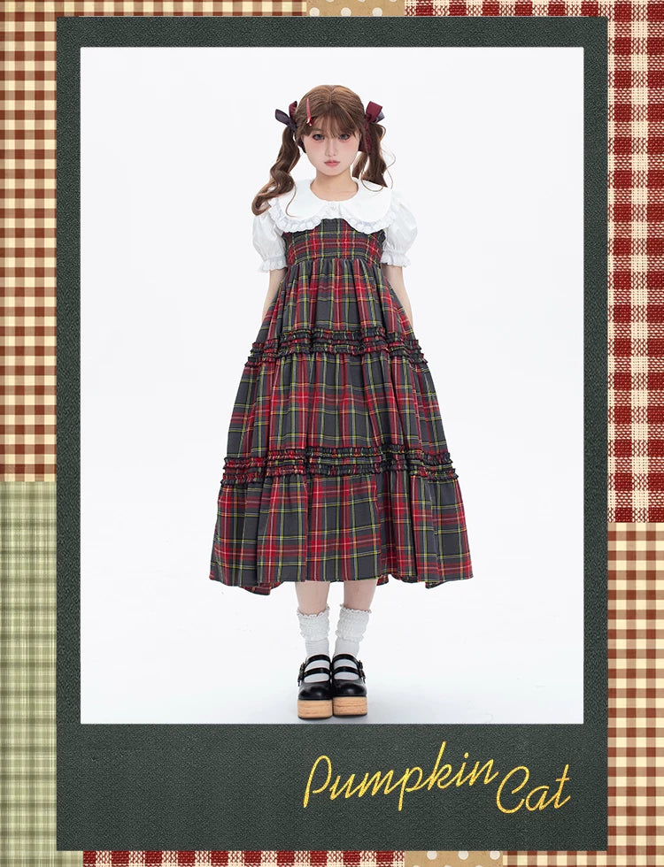Honor Student Series Check Revolution Plaid Lolita JSK Dress