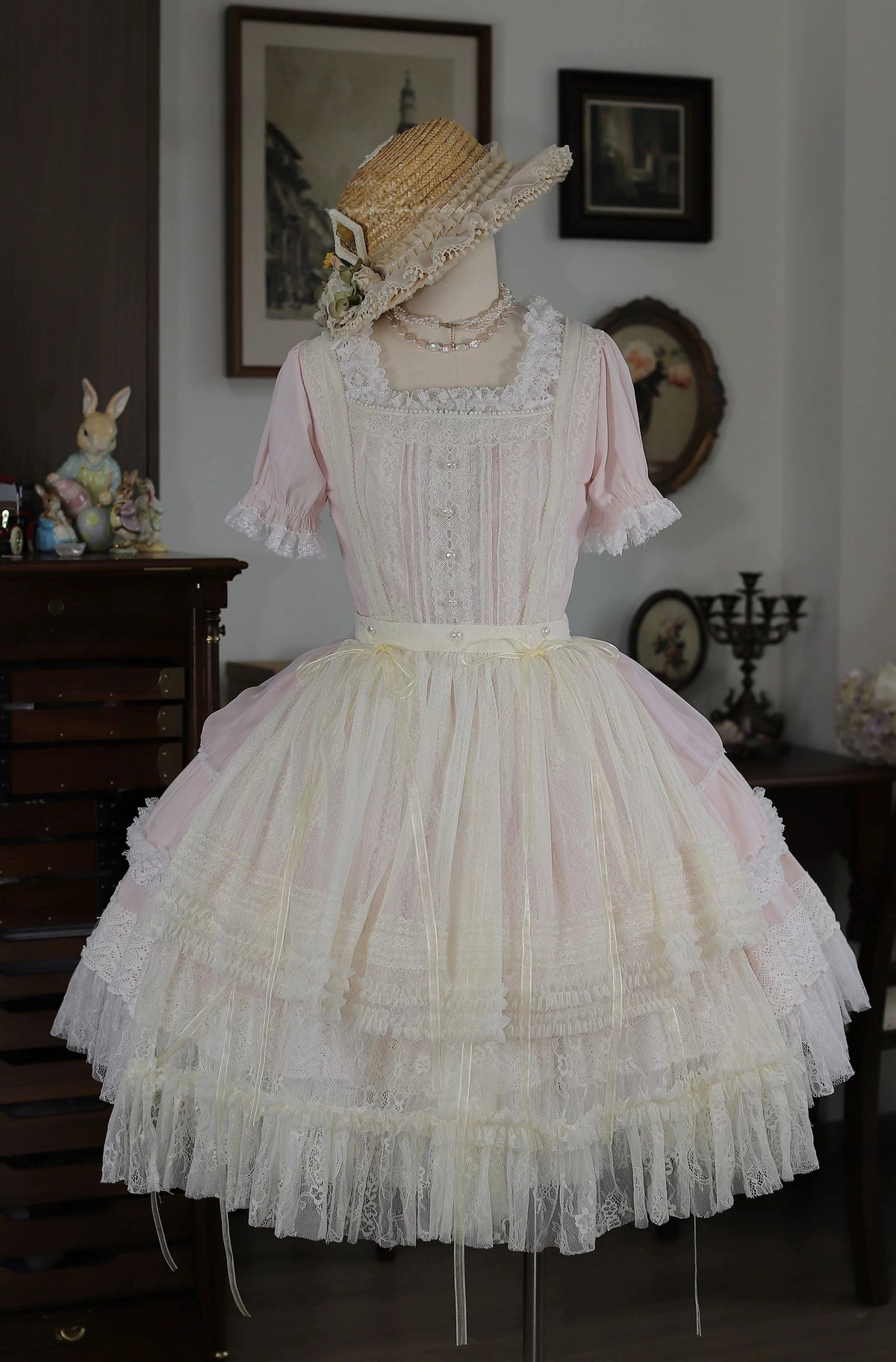 Antique Lace Retro Lolita Apron