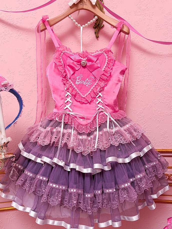 Princess Academy x Barbie Collab Original Sweet Lolita JSK Dress