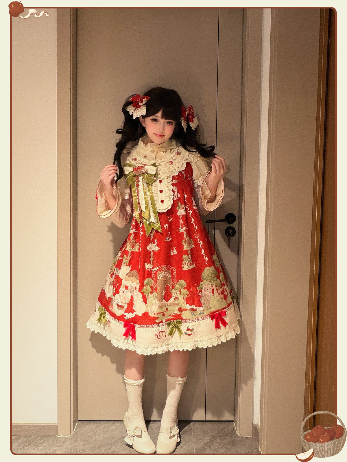 Little Red Riding Hood Original Fairy Tale Style Lolita A-Line JSK Dress