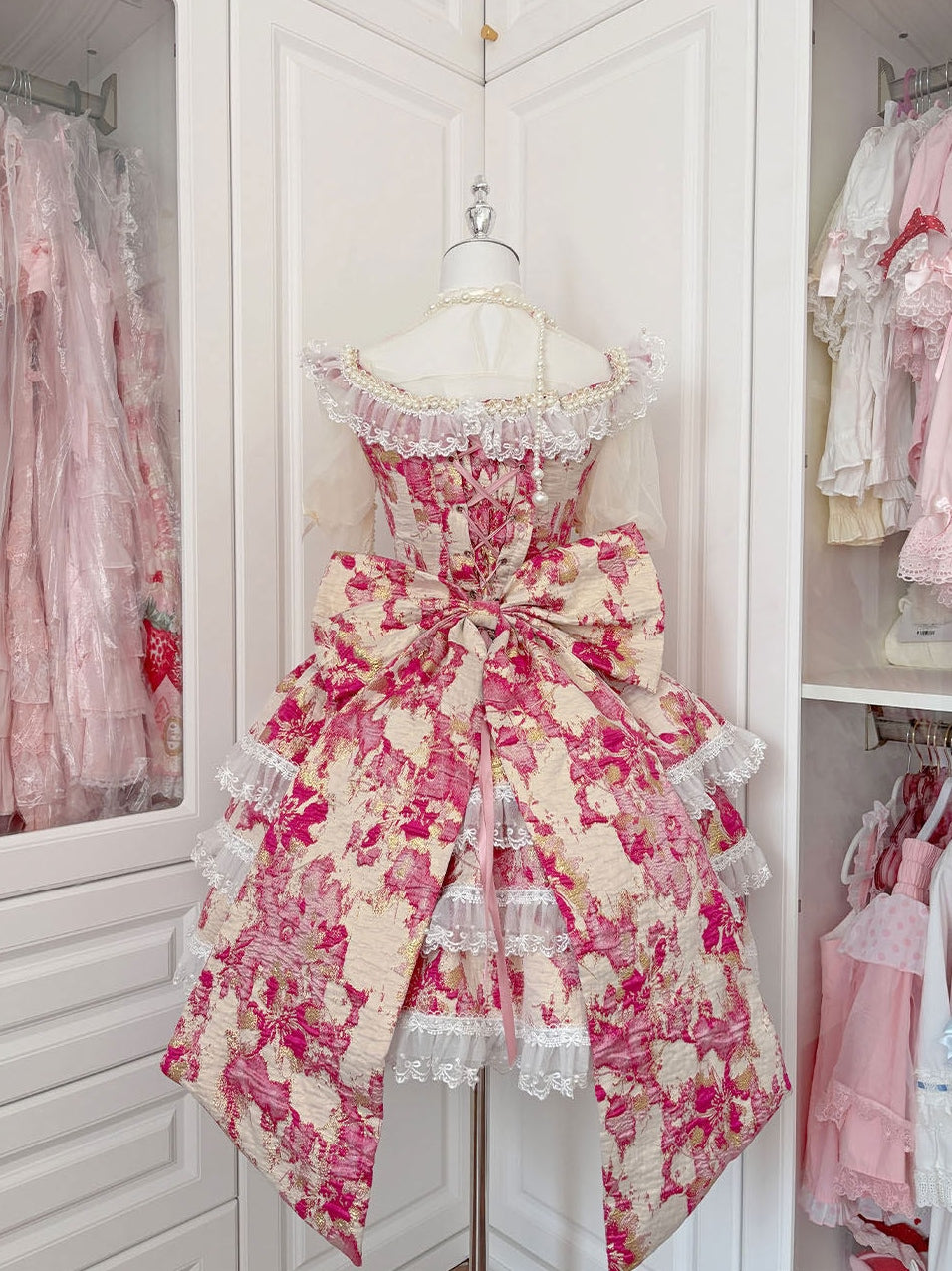 Miss Pistachio Lolita Pink JSK Dress