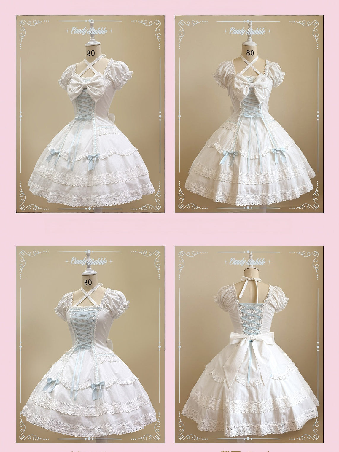 Showa Sweetheart Vintage Japanese‑Style Lolita OP Dress