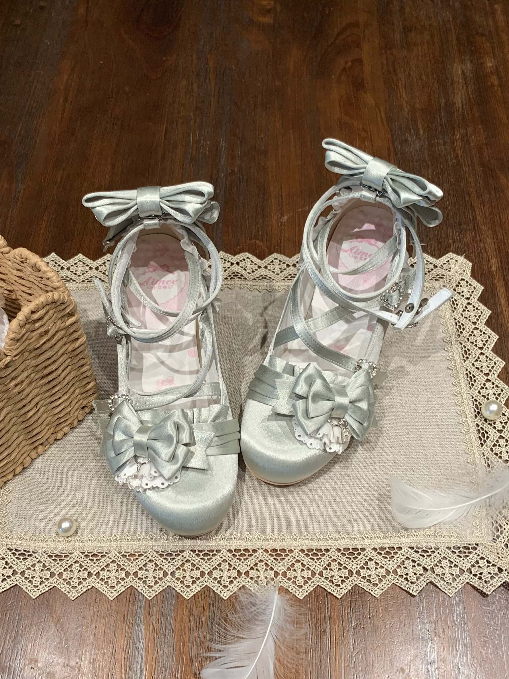 Knots Lolita  Ballet Style Bridal Heels