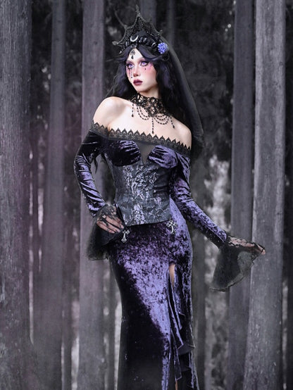 Lolita Halloween Bodycon Fishtail Dress LG1046