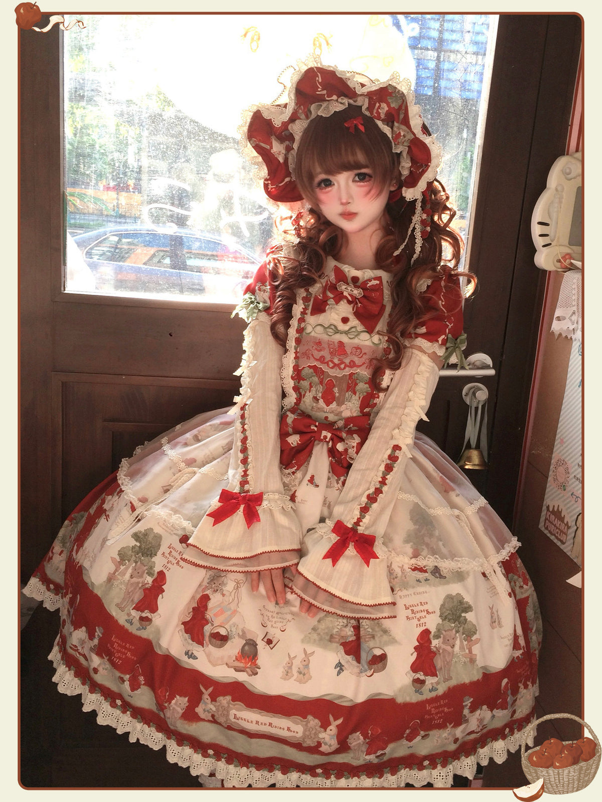 Little Red Riding Hood Original Fairy Tale Style Lolita OP Dress