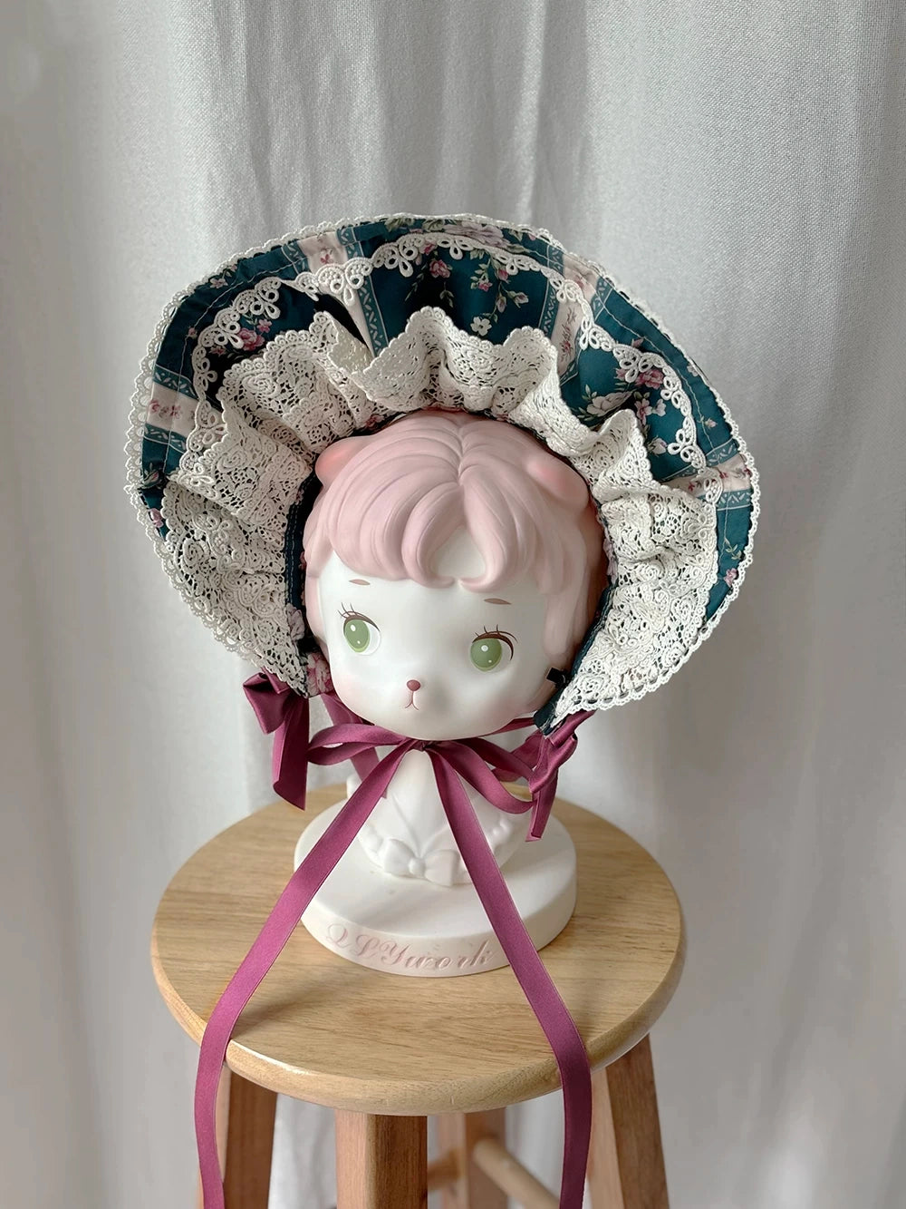Susans Garden Pastel Floral Wall Lolita Dress and Hair Accessories