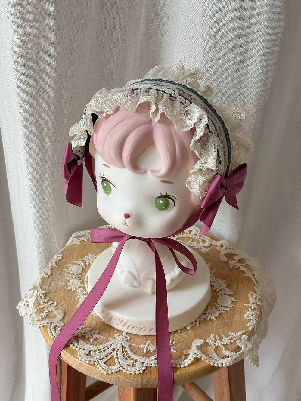 Susans Garden Pastel Floral Wall Lolita Dress and Hair Accessories