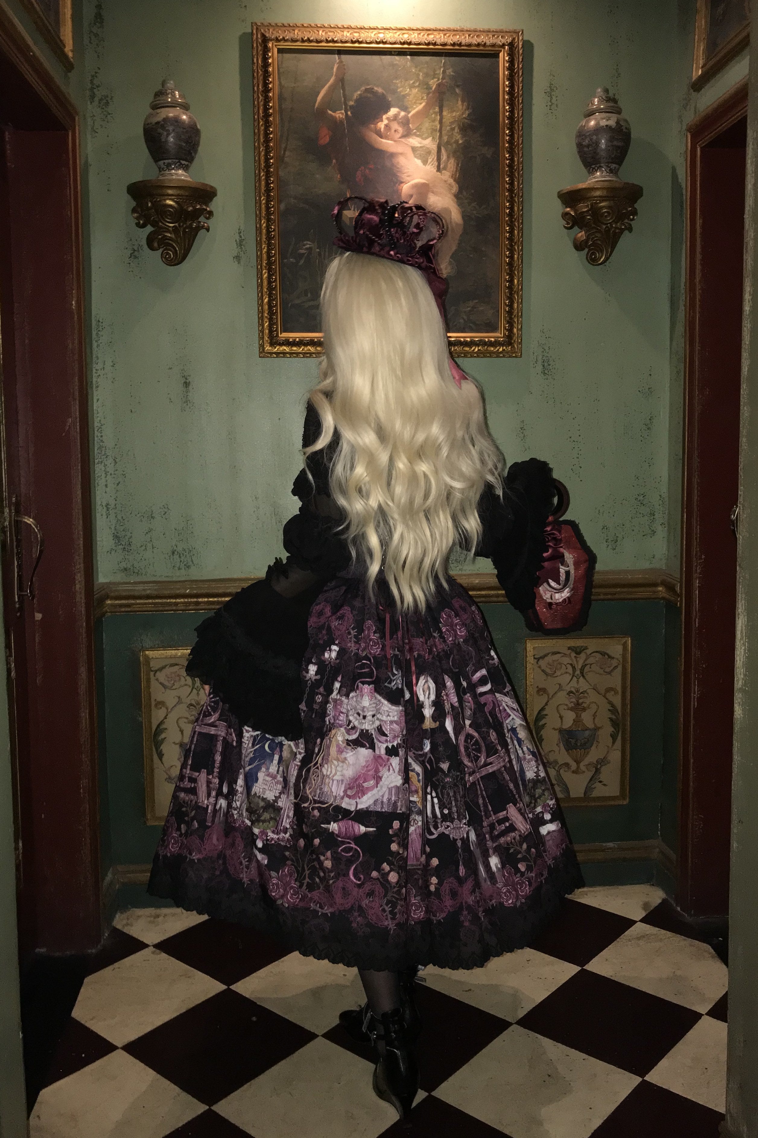 Sleeping Beauty Forest Fairy Tale Gothic Lolita JSK Dress
