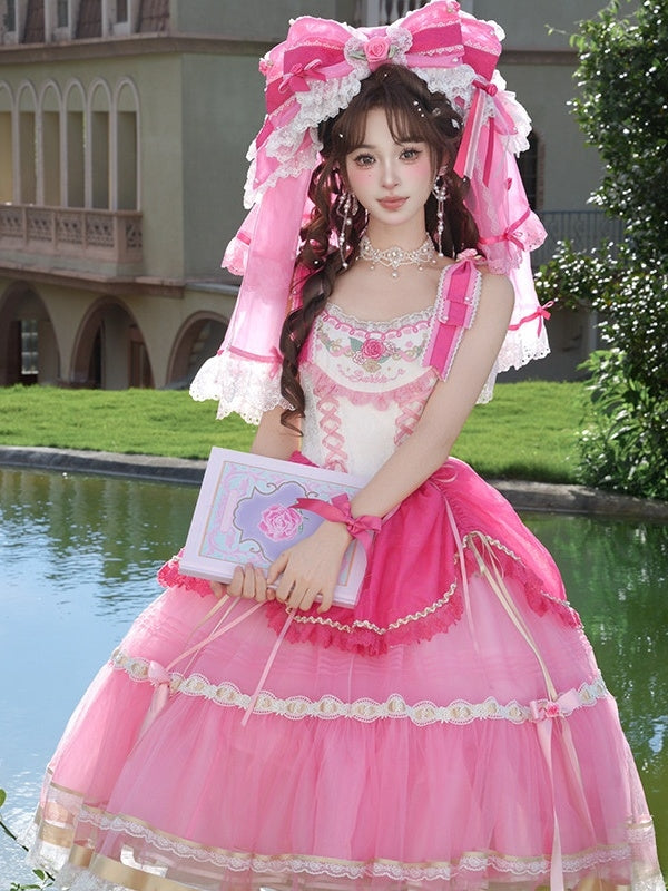 Jennifer x Barbie Collab Original Bridal Lolita Veil & Top Clip