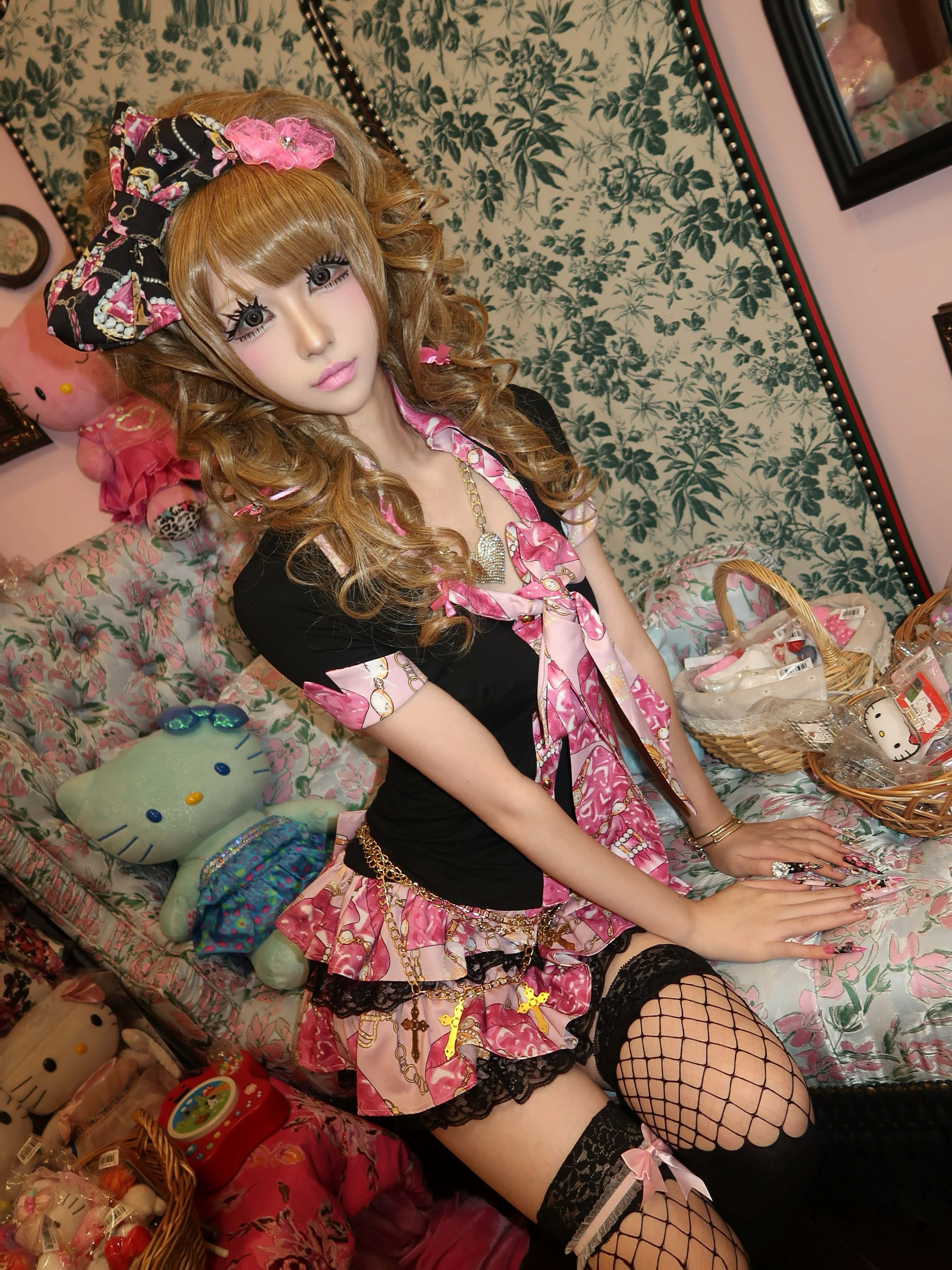 Little Devil Lilgyaru Hime Style Bow Skirt Set