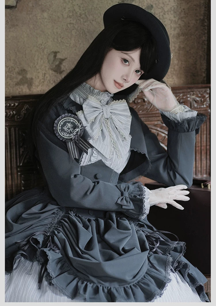 Victoria Duke Classic Lolita Hat & Embroidered Badge