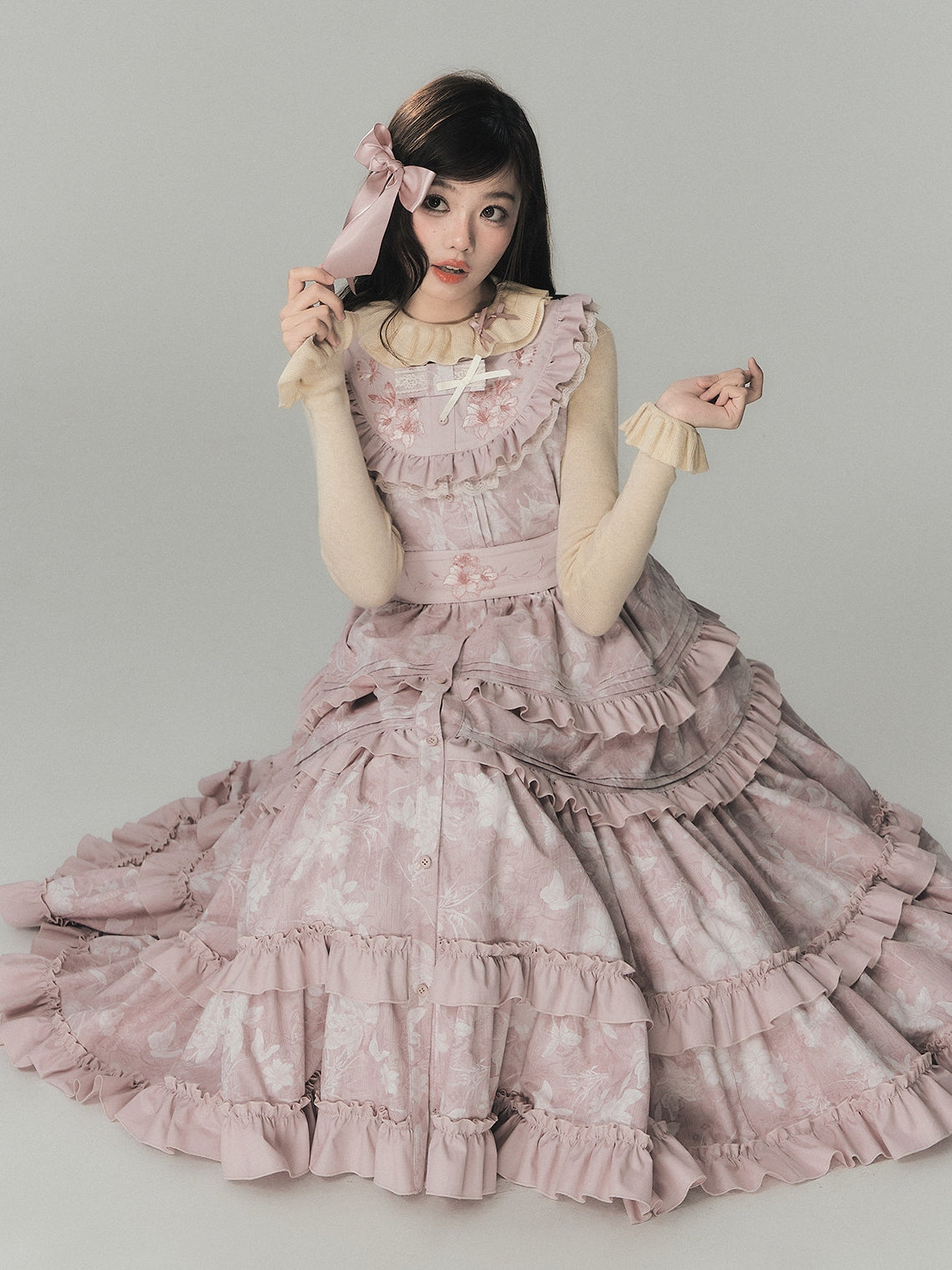 Star‑of‑Bethlehem Lily Japanese‑Style Classic Lolita JSK Dress