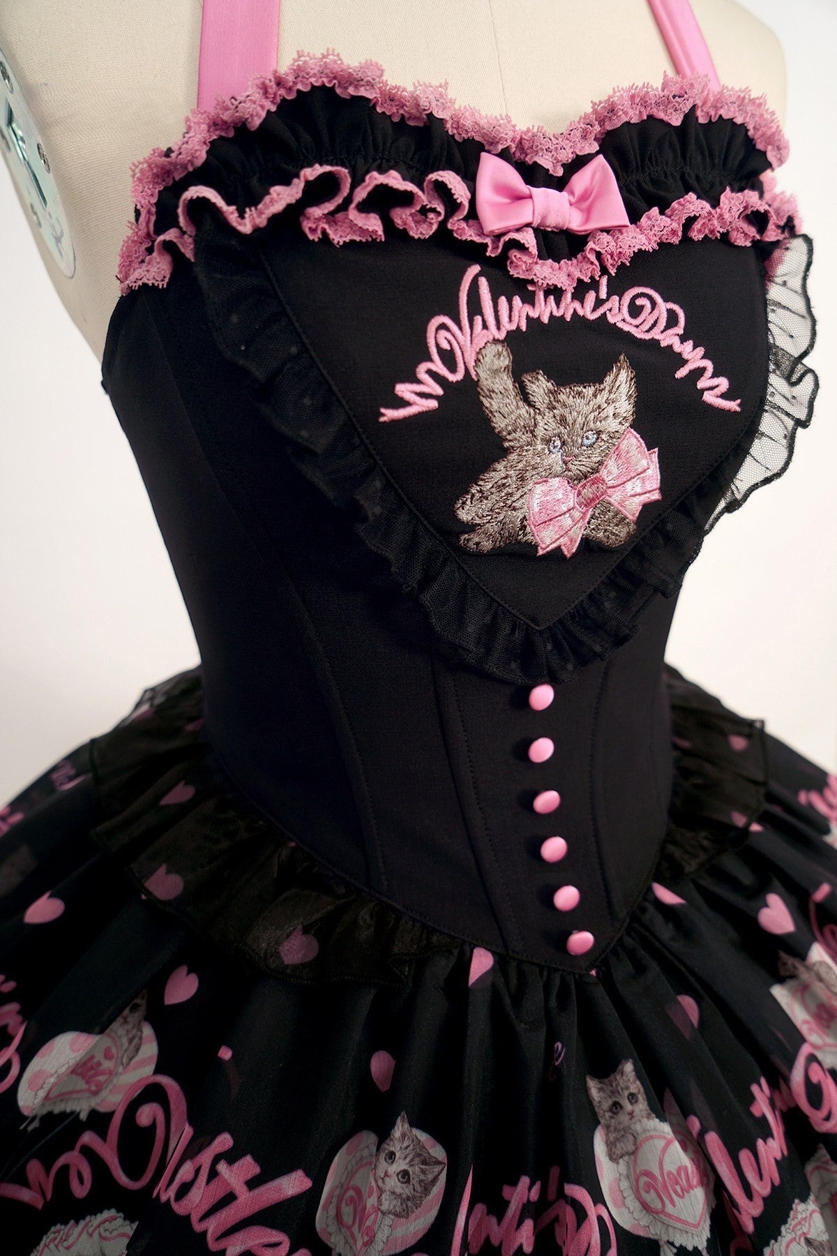 Cupid Kitten Lolita Waist JSK & OP Dress