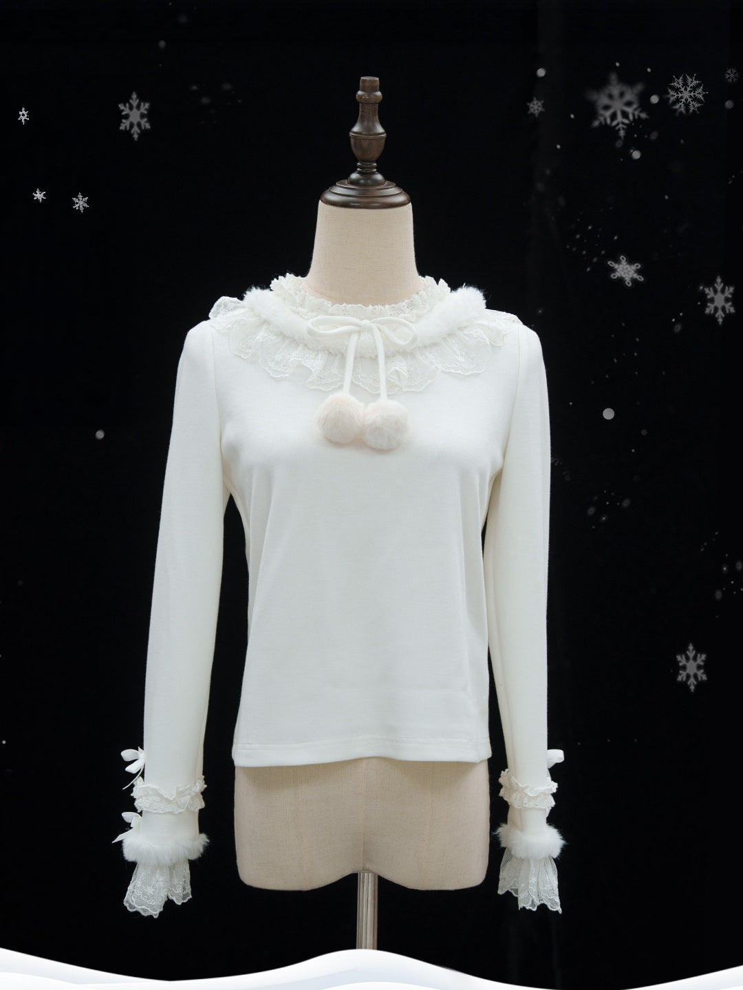 Penguin Snowball Cute Sweet Lolita Blue JSK Dress