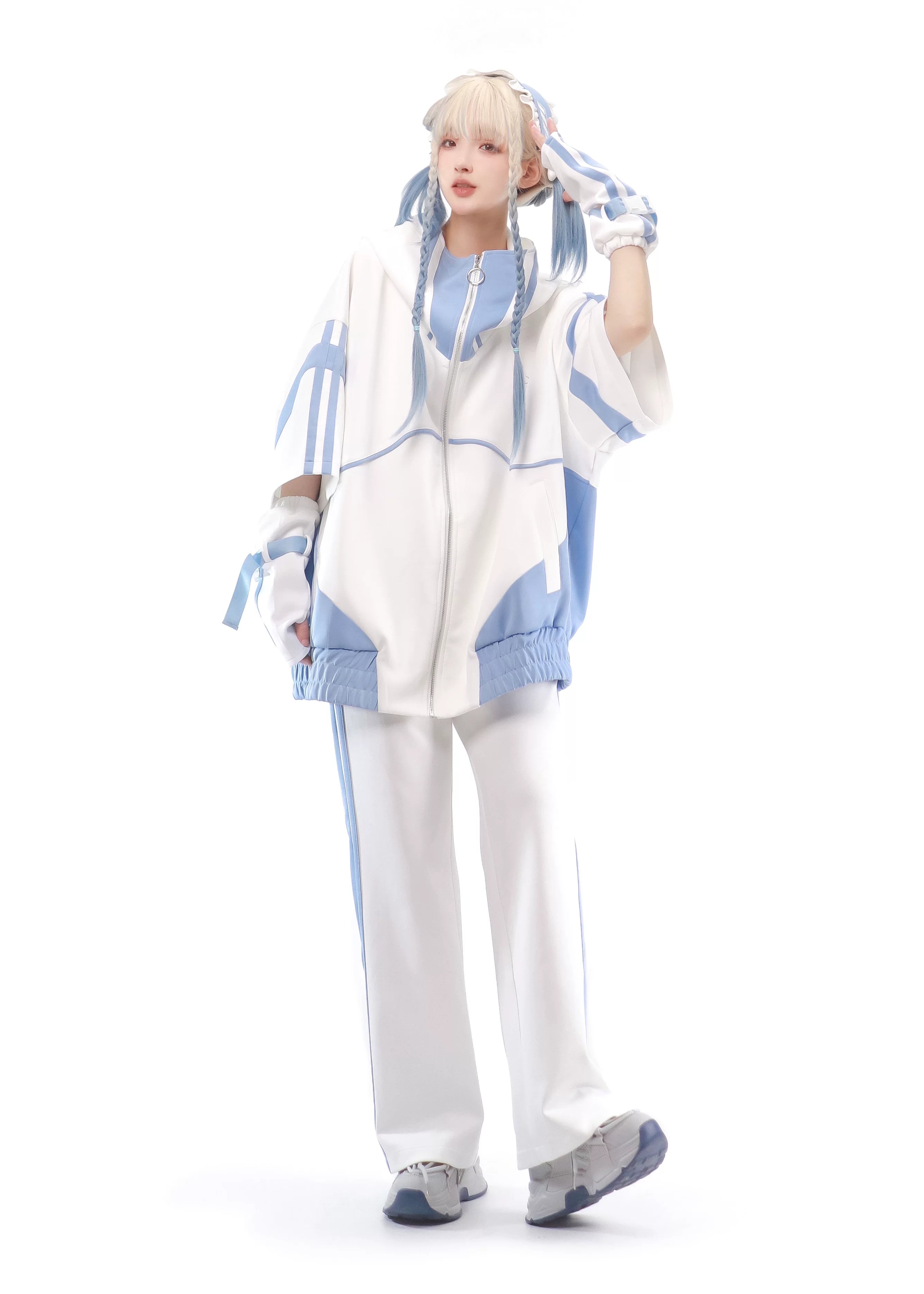 Star Signal Anime Techwear Short-Sleeve Set with Accessories