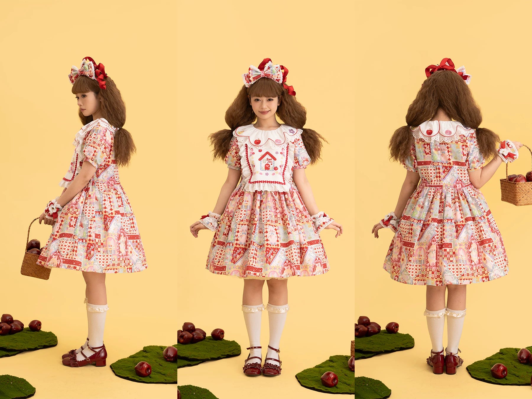 Sweet Home Candy House Print Classic Lolita OP Dress