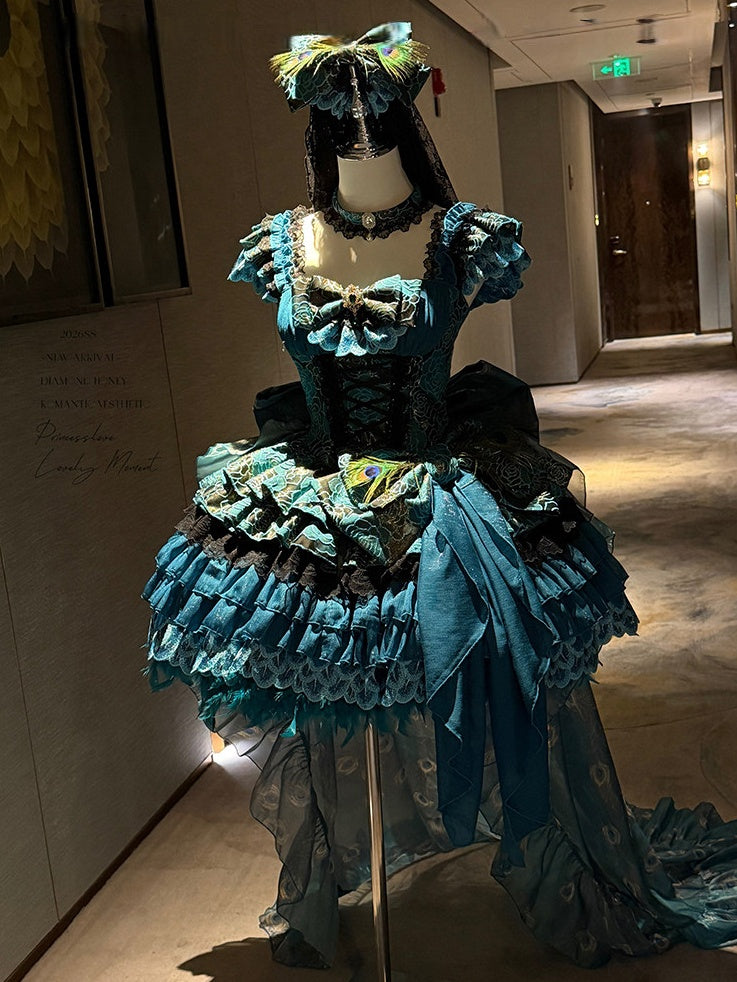 Spirit Peacock Princess Evening Dress