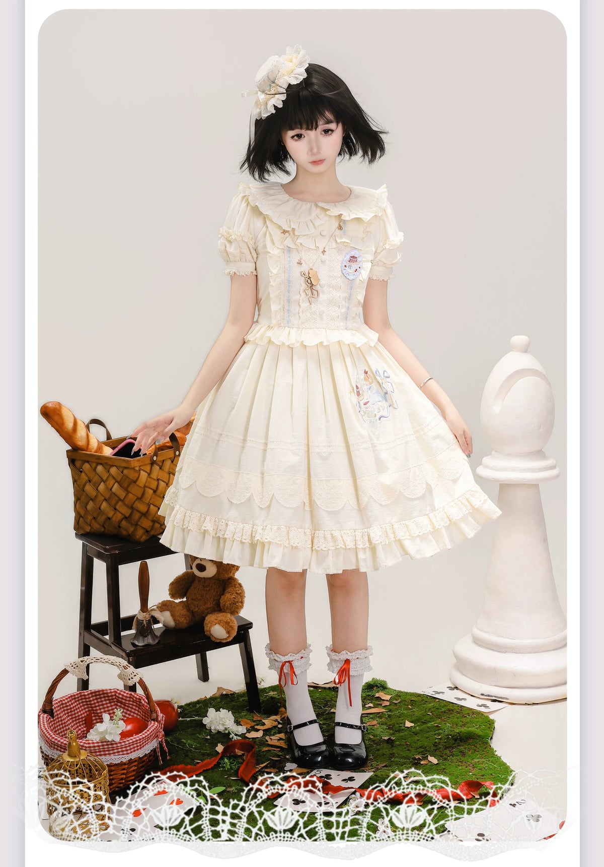 Finding Alice Lolita Original Cute Doll Style OP Dress