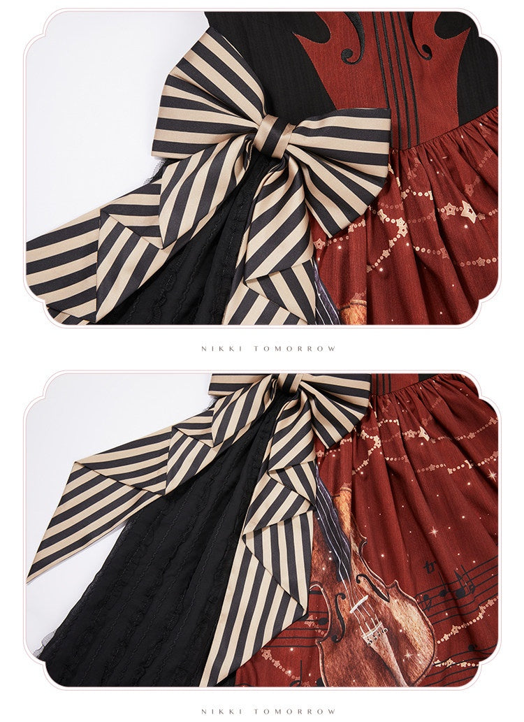 Aria on the G String Lolita Printed OP Dress