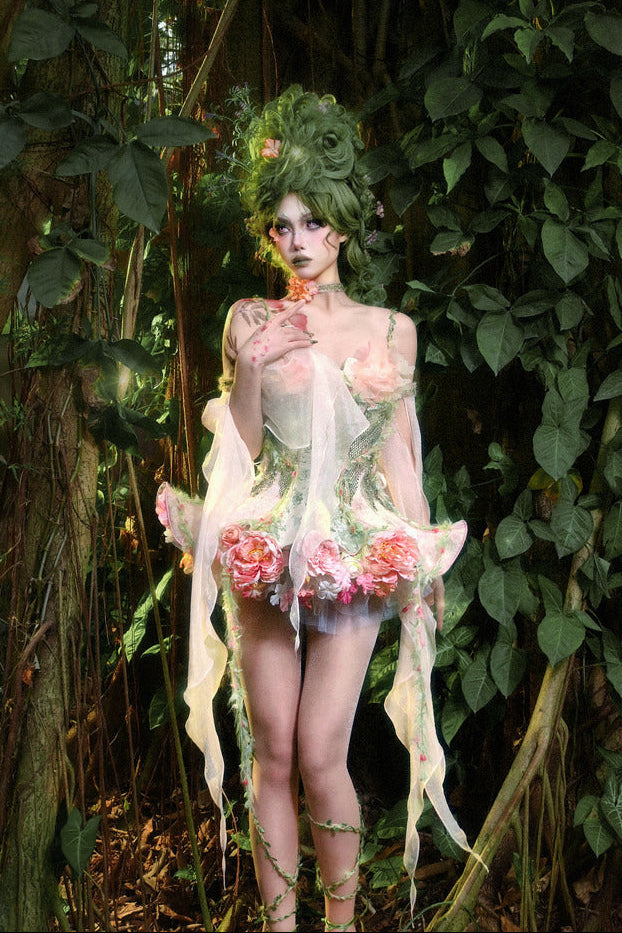 Robe midi corset Esprit de la Forêt