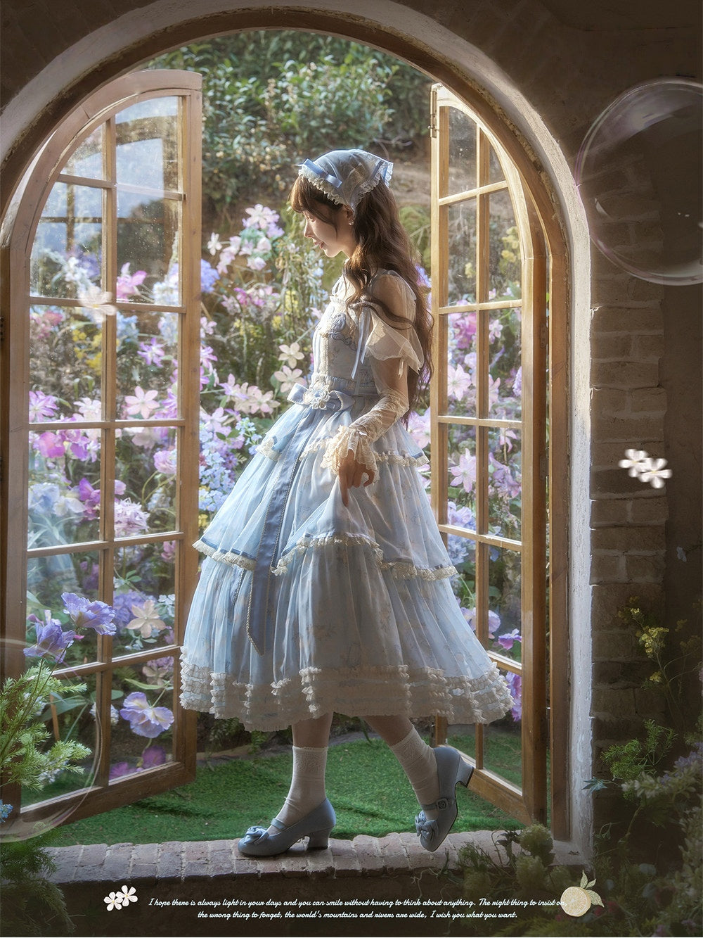 Lemon Soda Lolita JSK Long Dress Set