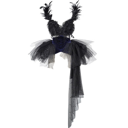 Lolita Gothic Style Feather Outfit set LG1008