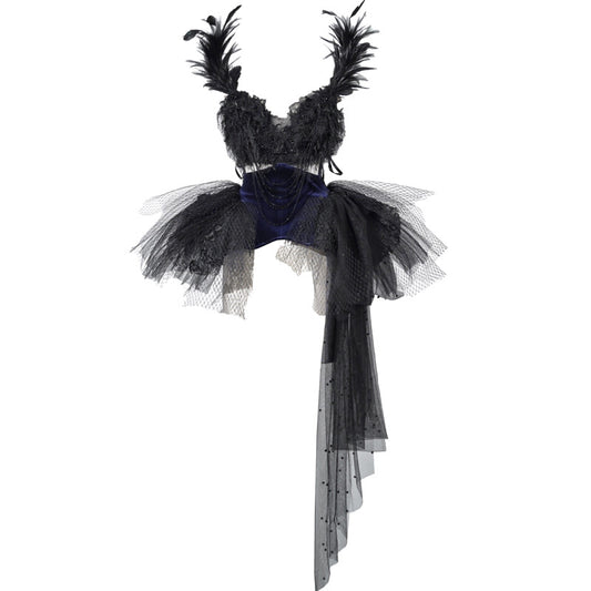 Lolita Gothic Style Feather Outfit set LG1008