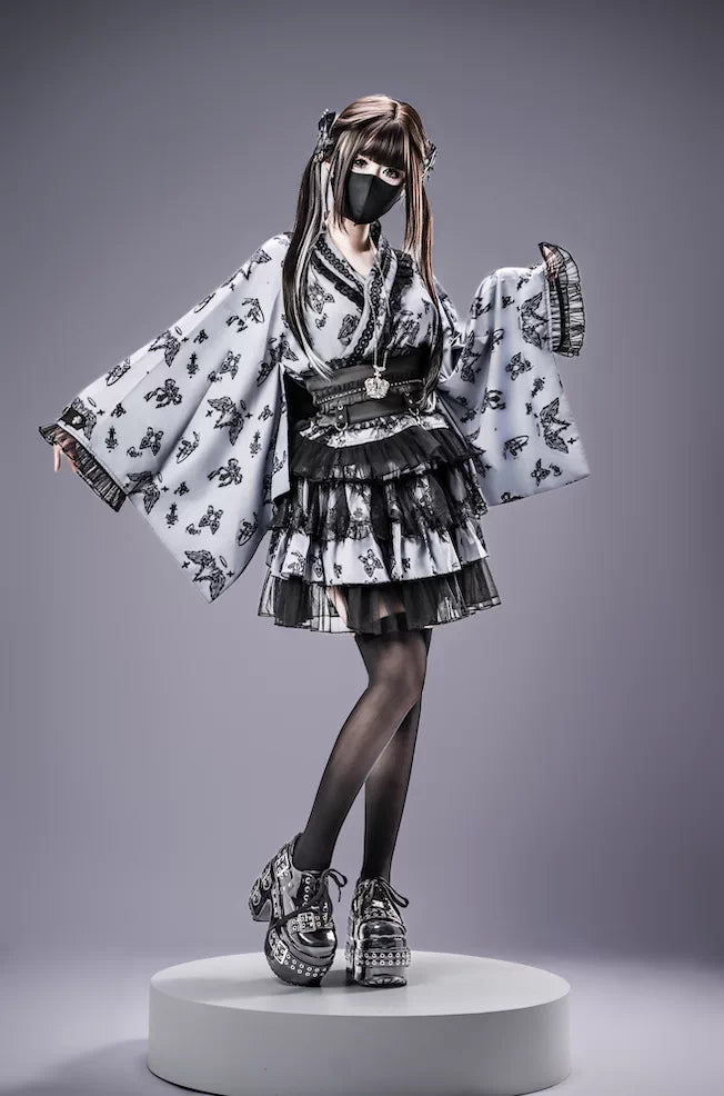 Stitched Puppet Galaxy and You Gothic Lolita Yukata Set
