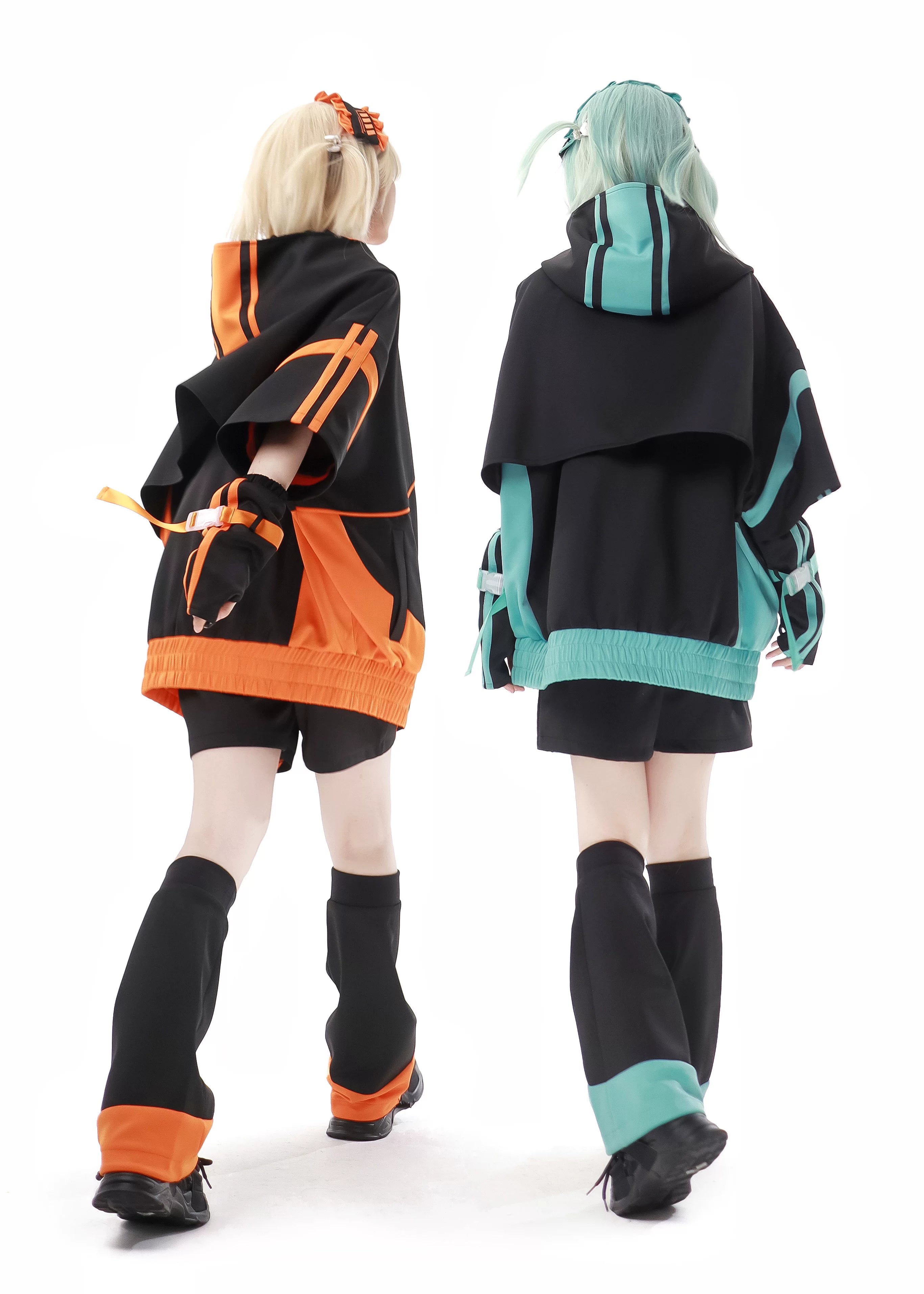 Star Signal Anime Graphic Short-Sleeve Techwear Set